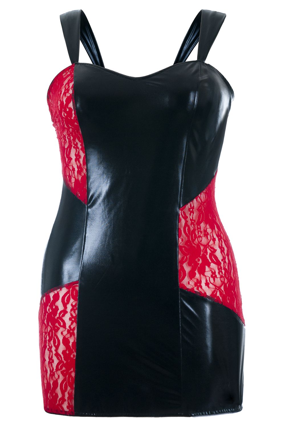 black/red chemise SB/1006 54/56 Sexy Base-1