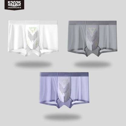 52025 SilkAccent Men's Nylon-Stretch Boxers 3-Pack