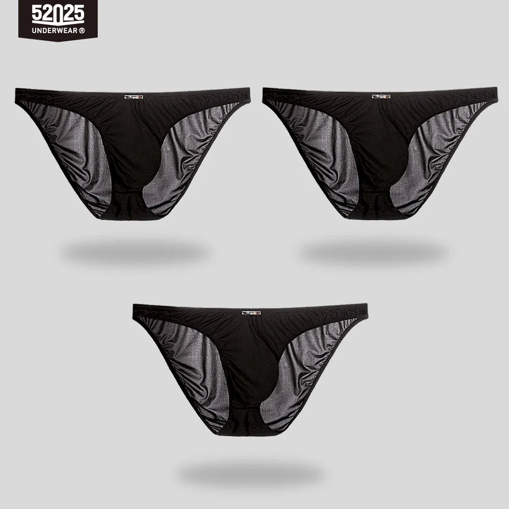 52025 EmberFlex Men's Low-Rise Nylon-Stretch Briefs & Thongs