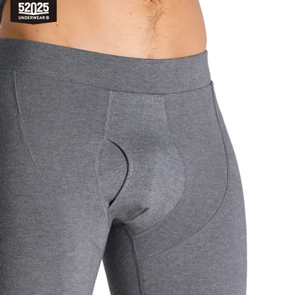 52025 CosyContour Men's Thick Cotton-Modal Thermal Leggings