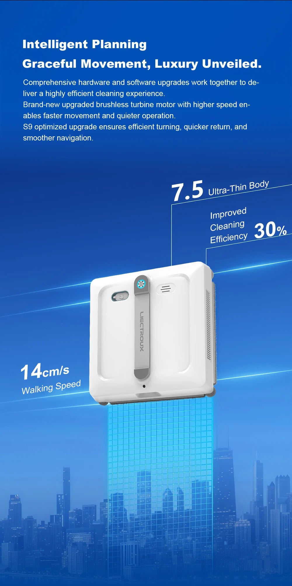 Liectroux S9 Robot Window Cleaner