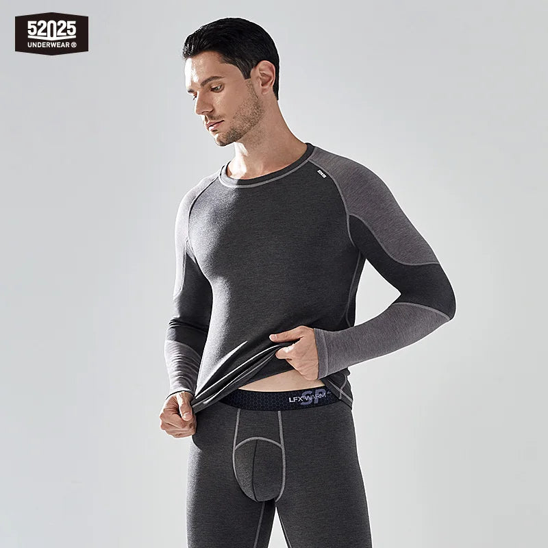 52025 LuxeLayer Silk & Wool-Blend Thermal Underwear for Men & Women