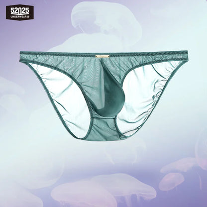 52025 PassionFlex Men's Low-Rise Nylon-Stretch Briefs & Thongs