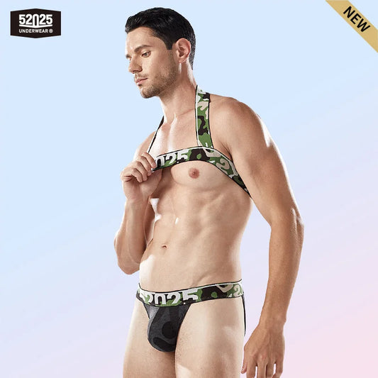 52025 BoldEdge Men's Cotton-Modal Low-Rise Bikini Briefs