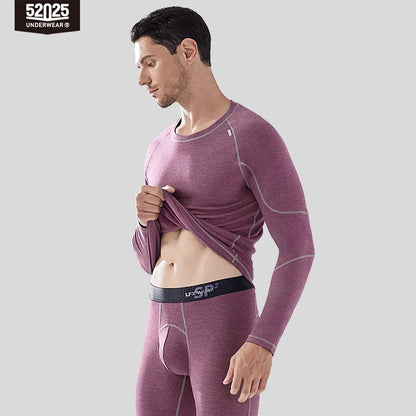 52025 LuxeLayer Silk & Wool-Blend Thermal Underwear for Men & Women