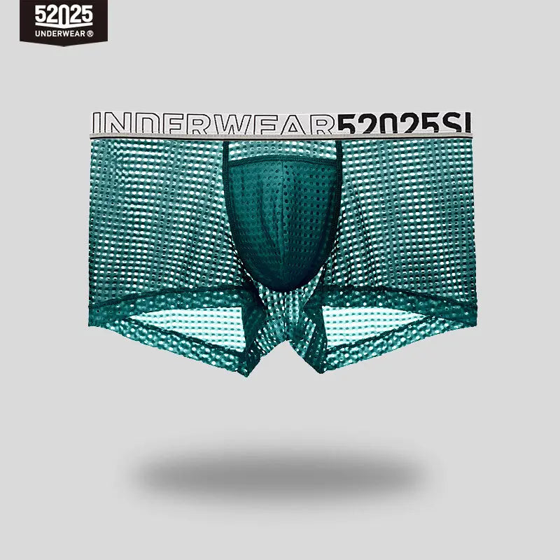 52025 CrystalWave Men's Nylon-Stretch Boxers with Modal Pouch
