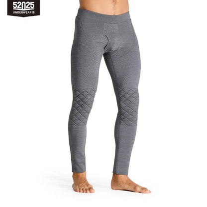 52025 CosyContour Men's Thick Cotton-Modal Thermal Leggings