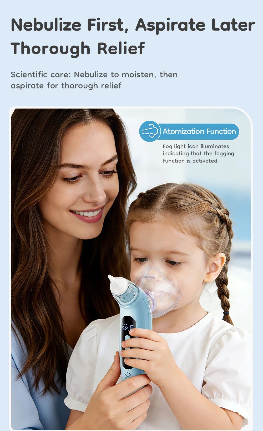 MAMIJOY U95 Baby Electric Nasal Aspirator & Nebulizer