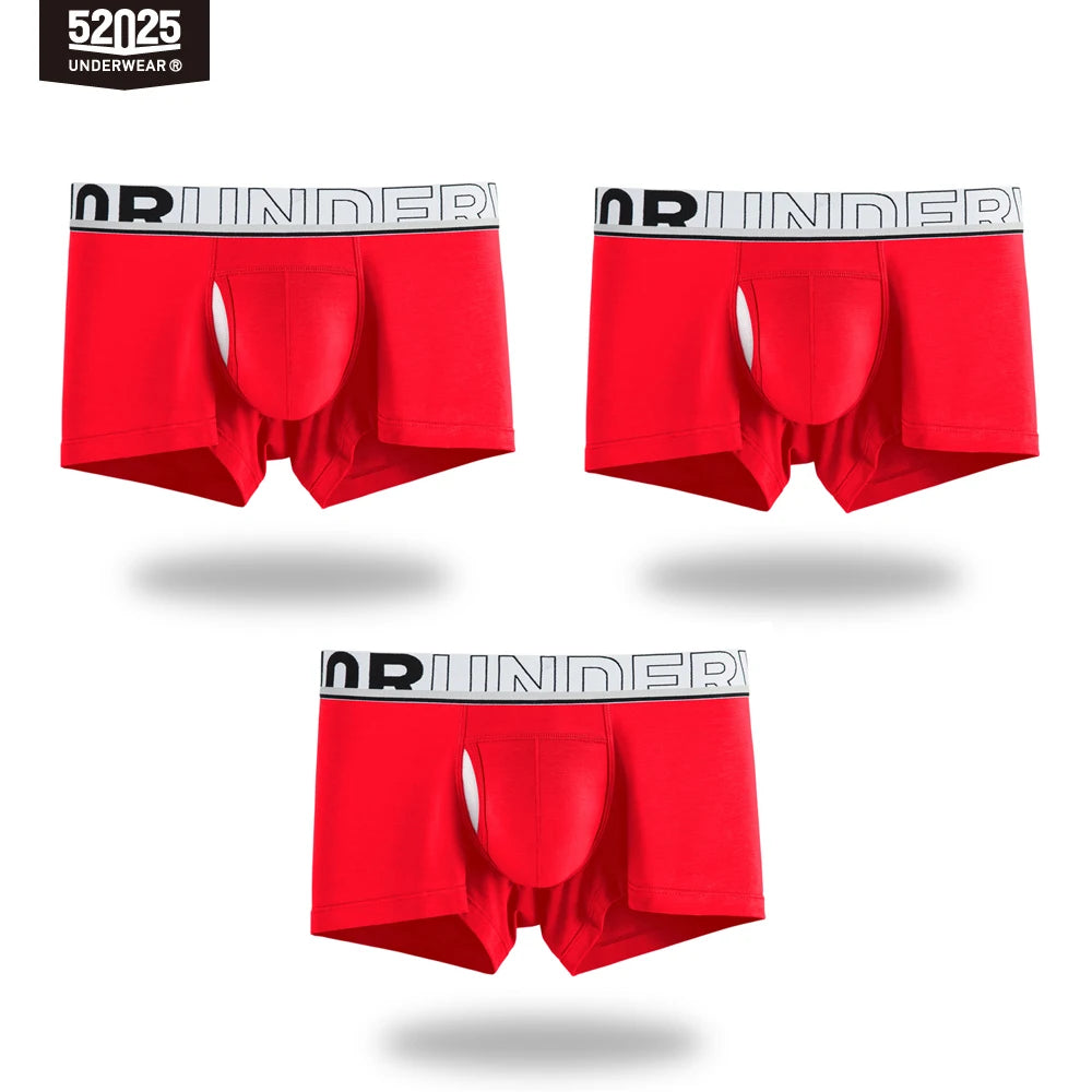 52025 ScarletShift Men's Modal-Stretch Boxers & Trunks