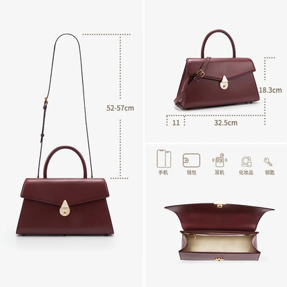 BAFELLI Large Genuine Leather Doctor Bag
