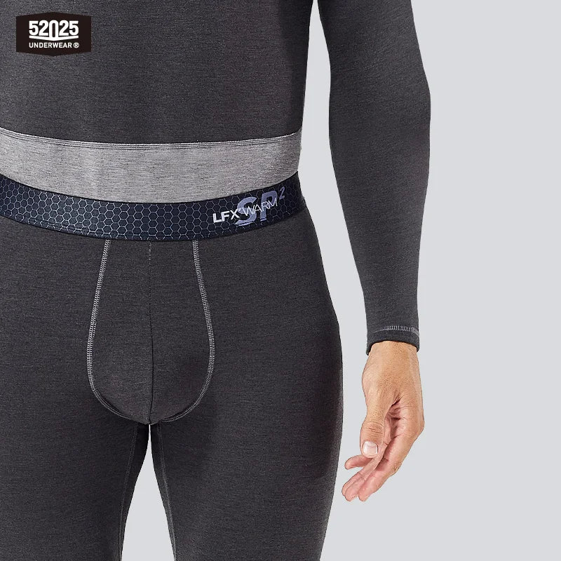 52025 SilkCore Men's Silk & Wool-Blend Thermal Underwear