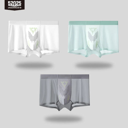 52025 SilkAccent Men's Nylon-Stretch Boxers 3-Pack