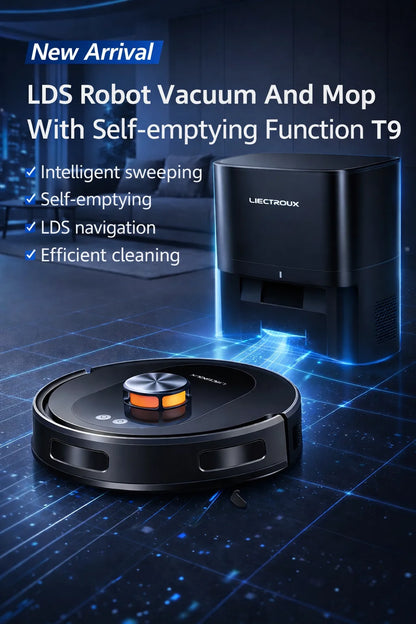 2026 Liectroux T9 Robot Vacuum Cleaner