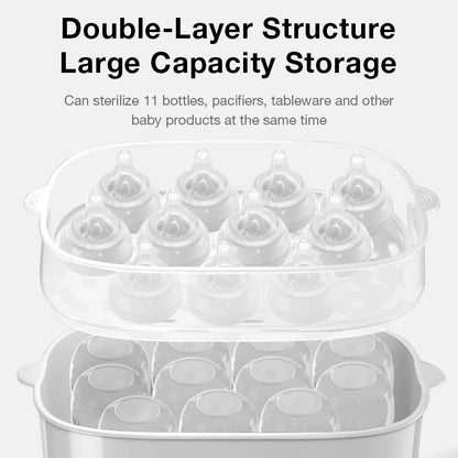 MAMIJOY N30 Multi-Function Bottle Steriliser – 5-in-1 Fast Warming, Sterilising & Drying