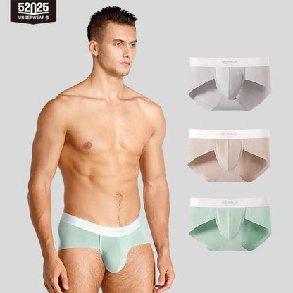 52025 Everyday Hue Men's Modal-Stretch Briefs 3-Pack