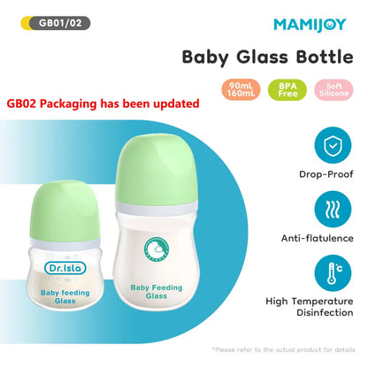 Dr.Isla Glass Baby Feeding Bottles