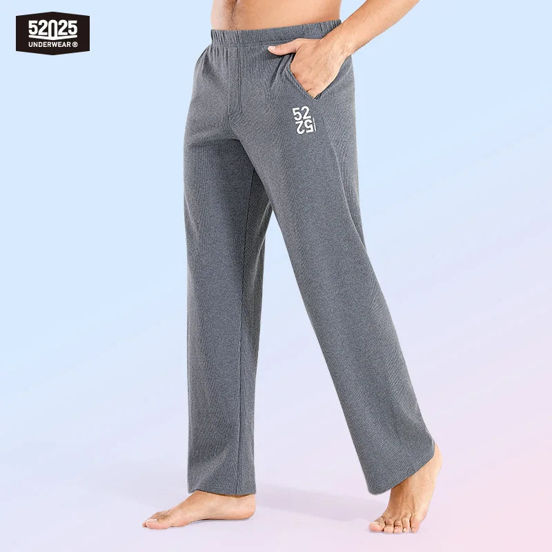 52025 Slow Sunday Men's Cotton-Stretch Lounge Pants