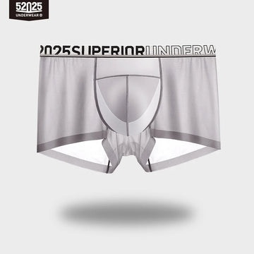 52025 LunarFlex Men's Nylon-Stretch Boxers with Silk-Blend Pouch