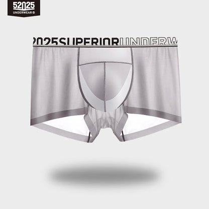 52025 LunarFlex Men's Nylon-Stretch Boxers with Silk-Blend Pouch