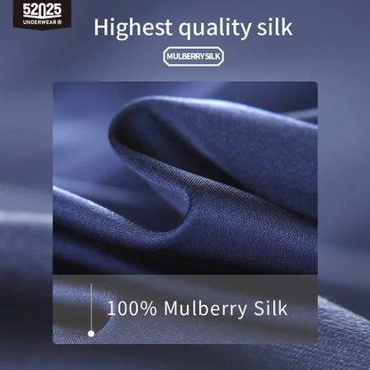 52025 Silk Retreat Men's Mulberry Silk Loungewear