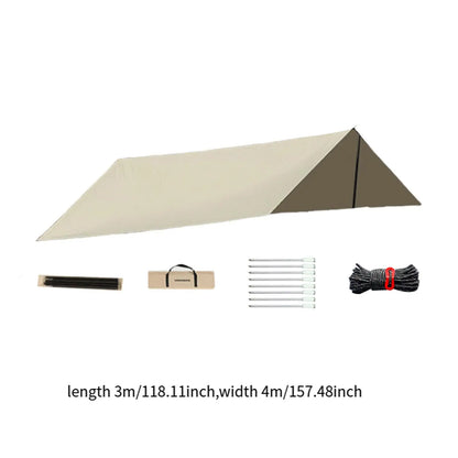 Outdoor Portable Waterproof Tarp 3m x 4m (3 colours available) Habicare