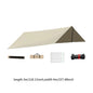 Outdoor Portable Waterproof Tarp 3m x 4m (3 colours available) Habicare