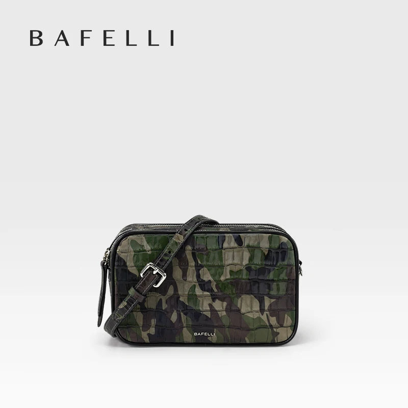BAFELLI Genuine Leather Camera Crossbody Bag