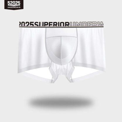 52025 LunarFlex Men's Nylon-Stretch Boxers with Silk-Blend Pouch