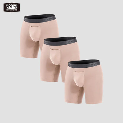 Men’s Second-Skin Modal Boxer Briefs – 3-Pack