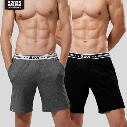 52025 Sunday Drift Men's Cotton-Modal Lounge Shorts