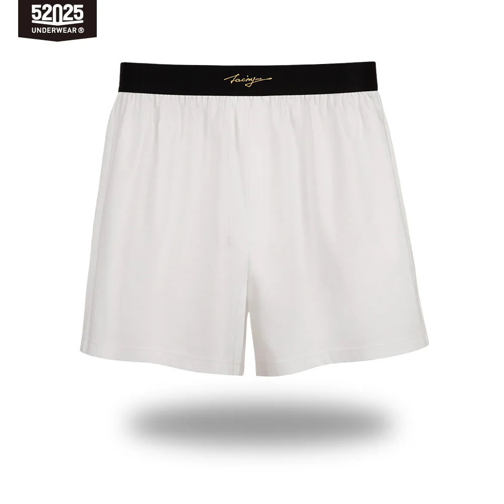 52025 Evening Luxe Men's Cotton-Modal & Silk Lounge Shorts