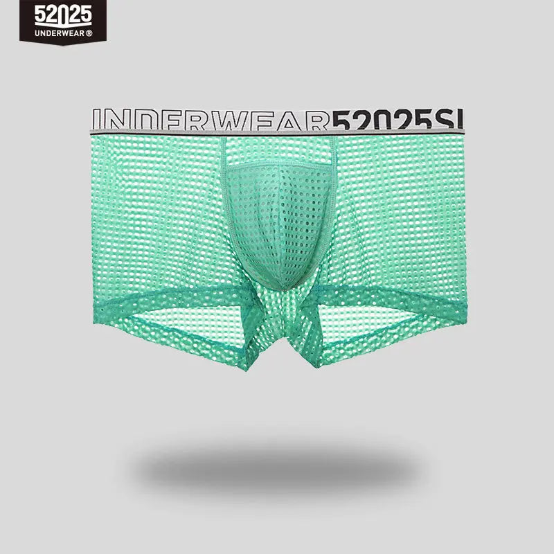 52025 CrystalWave Men's Nylon-Stretch Boxers with Modal Pouch