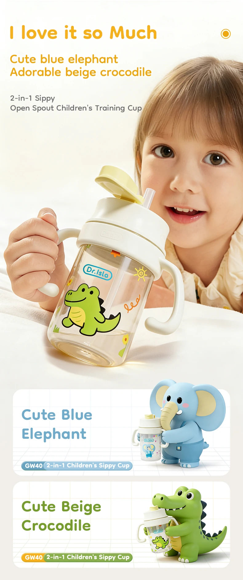 MAMIJOY GW40 Kids Water Bottle