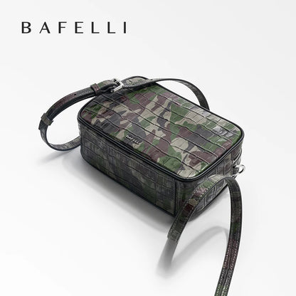 BAFELLI Genuine Leather Camera Crossbody Bag
