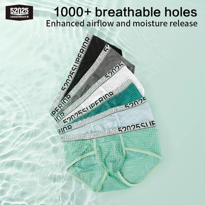 52025 CrystalFlex Men's Nylon-Stretch Briefs with Modal Pouch