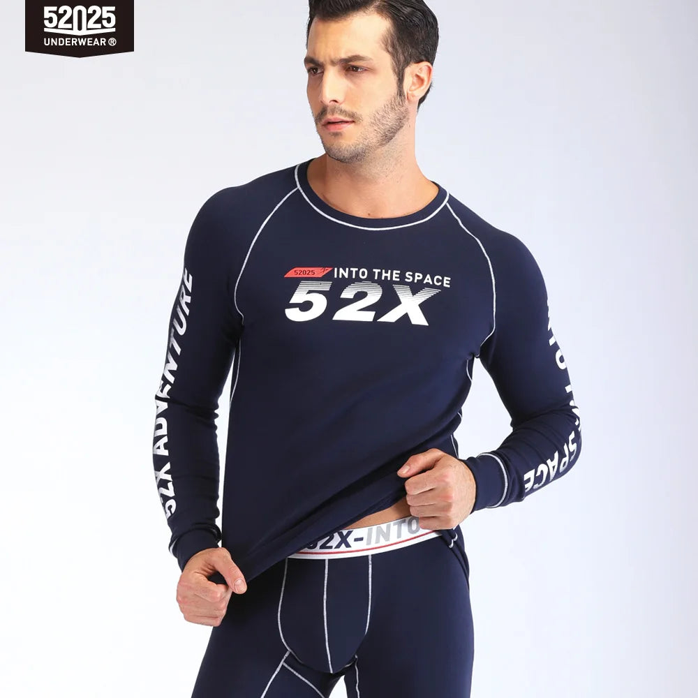 52025 CosyFlight Men's Cotton-Viscose Thermal Underwear Set