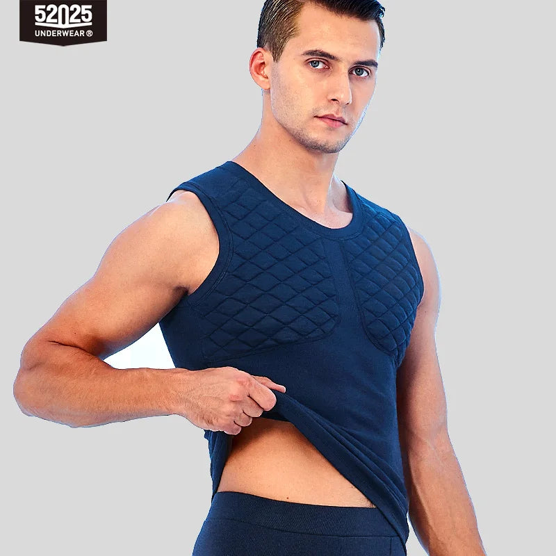 52025 CosyShield Men's Cotton-Blend Thermal Vest
