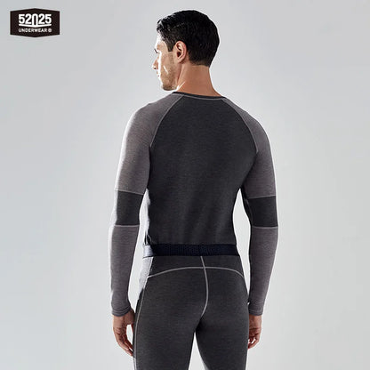 52025 LuxeLayer Silk & Wool-Blend Thermal Underwear for Men & Women