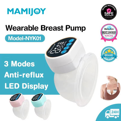 MAMIJOY Portable Double-sided Wearable Smart Breast Pump