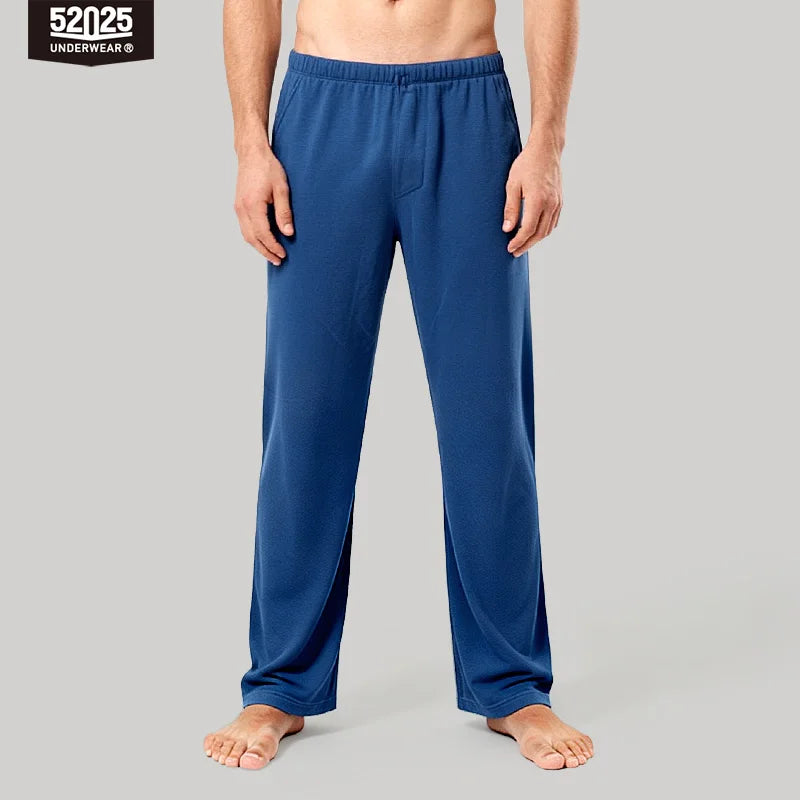 52025 Midnight Ease Men's 100% Cotton Lounge Pants