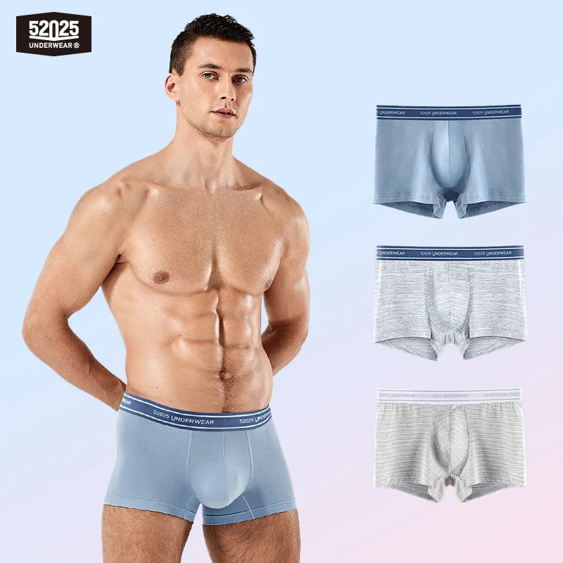 52025 DailyPalette Men's Cotton-Modal Stretch Boxers