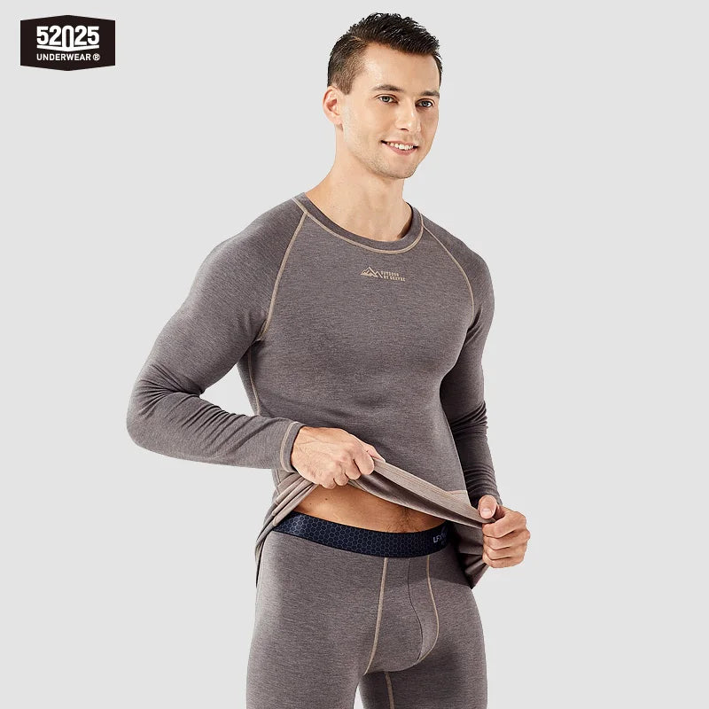 52025 SilkCore Men's Silk & Wool-Blend Thermal Underwear