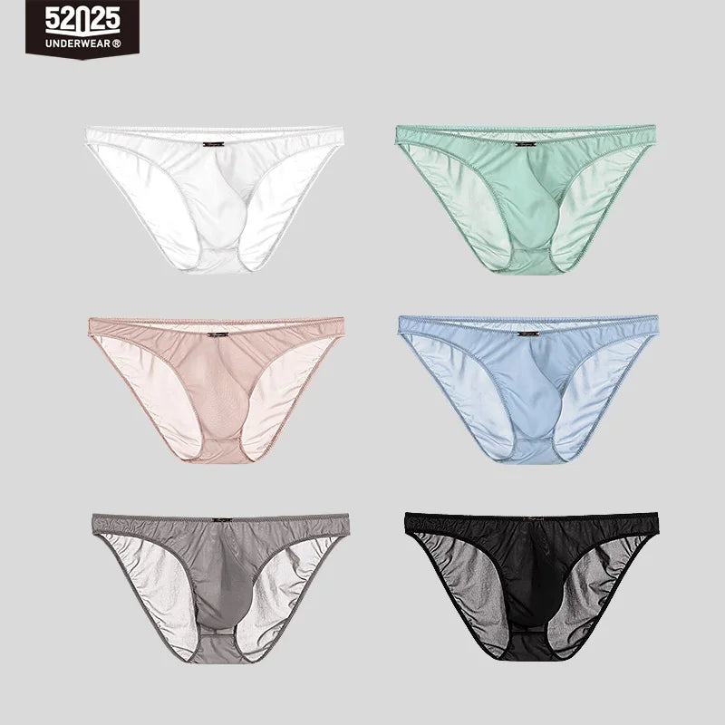 52025 PastelFlex Men's Low-Rise Nylon-Stretch Briefs