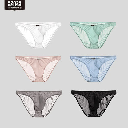 52025 PastelFlex Men's Low-Rise Nylon-Stretch Briefs