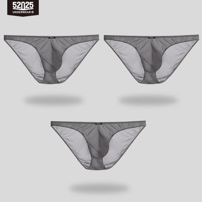 52025 EmberFlex Men's Low-Rise Nylon-Stretch Briefs & Thongs