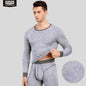 52025 StripeEase Men's Cotton-Modal Thermal Underwear
