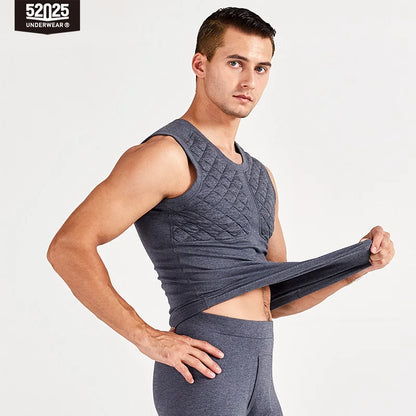52025 CosyShield Men's Cotton-Blend Thermal Vest