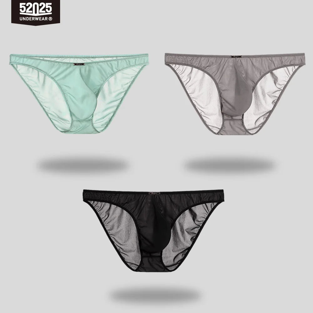 52025 PastelFlex Men's Low-Rise Nylon-Stretch Briefs