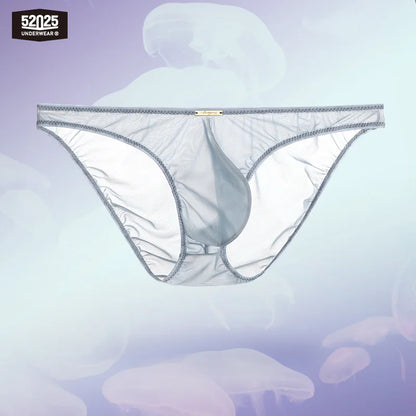 52025 PassionFlex Men's Low-Rise Nylon-Stretch Briefs & Thongs