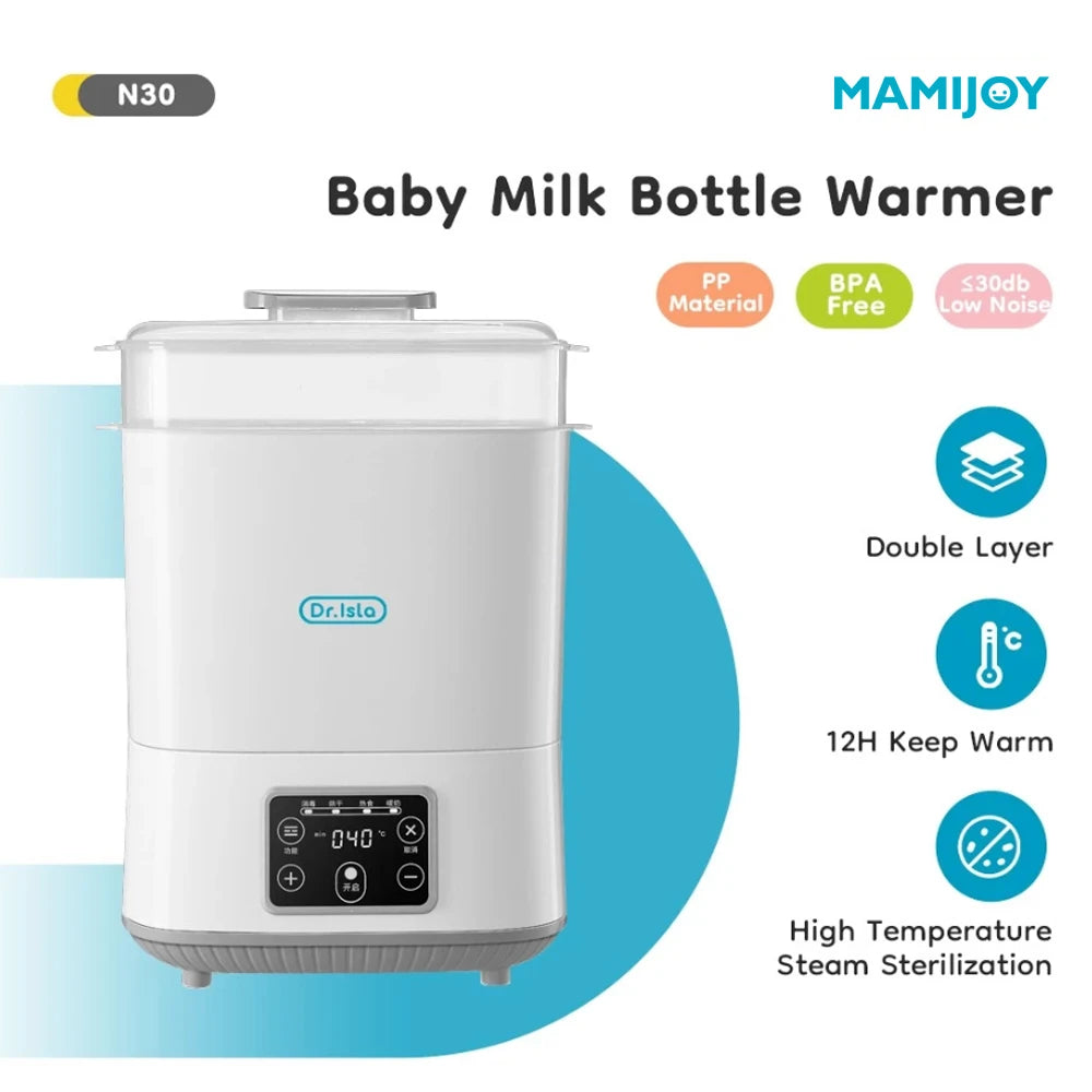 MAMIJOY N30 Multi-Function Bottle Steriliser – 5-in-1 Fast Warming, Sterilising & Drying
